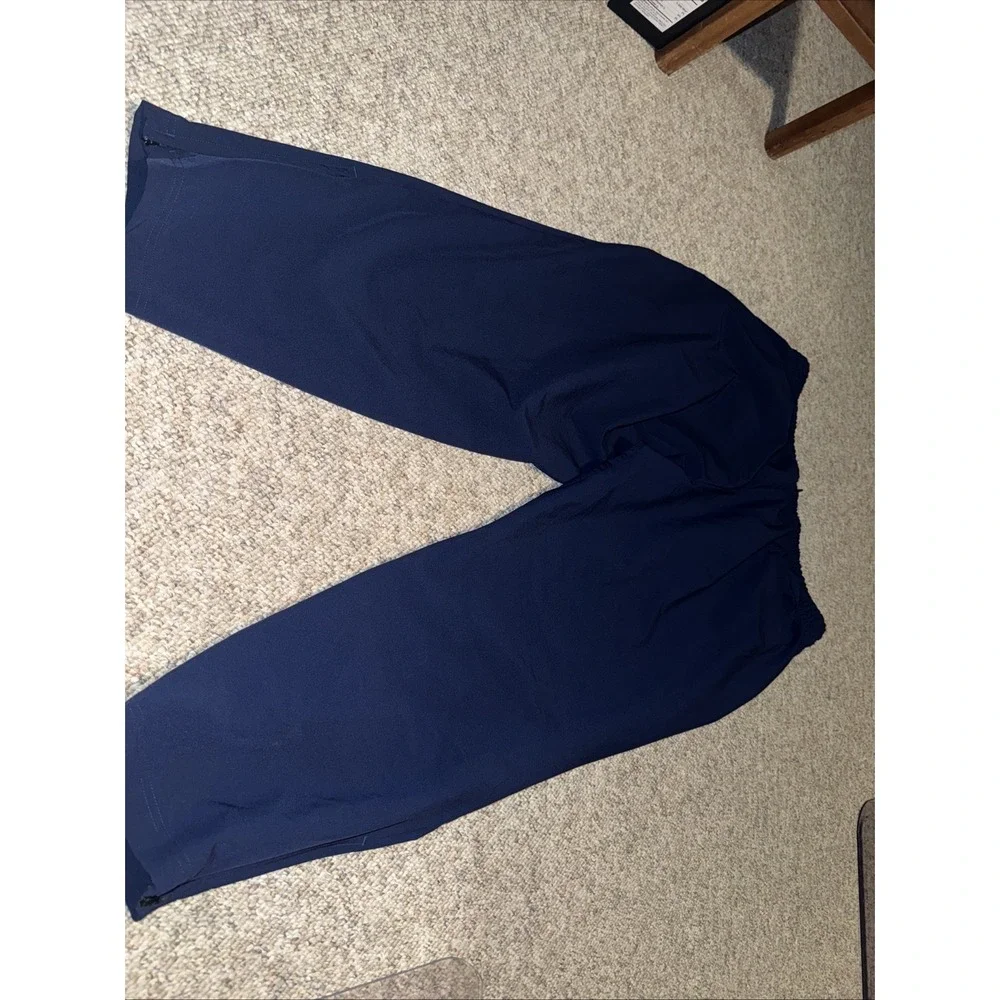 Mens Navy Adidas 38 X 27 Joggers Nice!